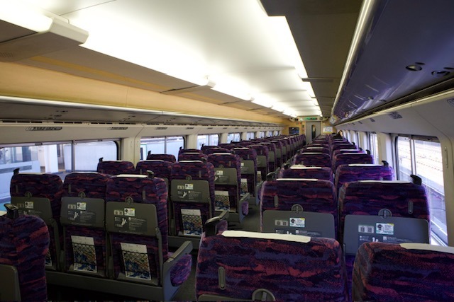 Vnitřek vlaku