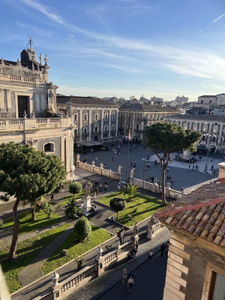 Výhled z kopule na náměstí